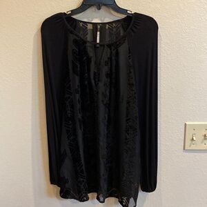 TRACY REESE ETCHED VELVET TUNIC